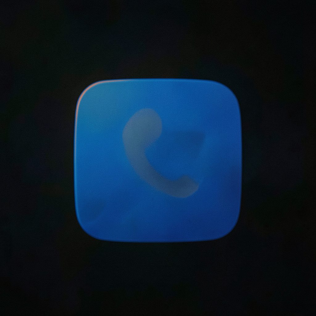 أيقونة فيسبوك بدرجات الأزرق الداكن