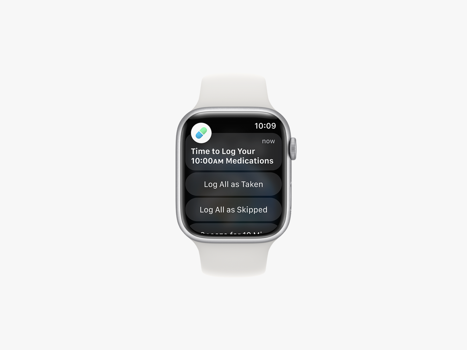 تعرض Apple Watch ميزة تتبع الأدوية