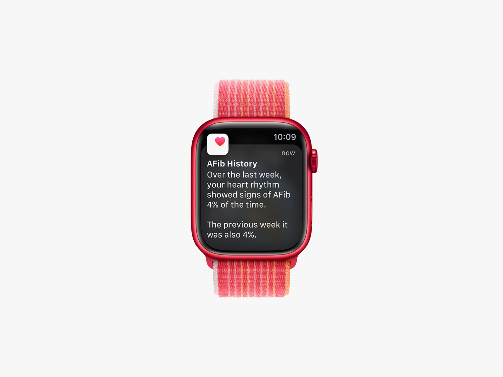 Apple Watch تعرض تاريخ AFiB
